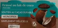 Mängden socker i Brassé au lait de coco chocolat
