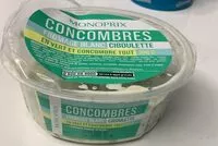 Mängden socker i Concombres fromage ciboulette