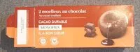 Mängden socker i 2 moelleux au chocolat
