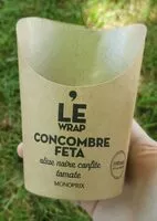 Mängden socker i Le wrap concombre feta