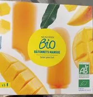 Mängden socker i Sorbet mangue bâtonnet