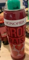 Mängden socker i Sirop fraise
