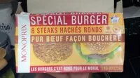 Mängden socker i Spécial Burger Pur Boeuf façon Bouchère