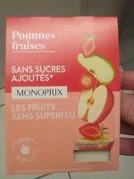 Mängden socker i Spécialité de pommes et de fraises sans sucres ajoutés