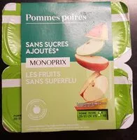 Mängden socker i Pommes poires