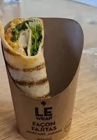 Mängden socker i Le wrap façon fajitas poulet rôti poivron