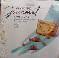 Mängden socker i Panettone brisure de marrons glacés