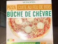 Mängden socker i Pizza cuite au feu de bois bûche de chèvre