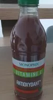 Mängden socker i Jus pomme grenade cassis