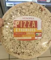 Mängden socker i Pizza 4 fromages