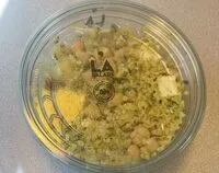 Mängden socker i Salade de concombre, pois chiche, boulgour et feta