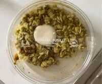Mängden socker i Salade de fusilli, courgette, burrata et sauce au basilic