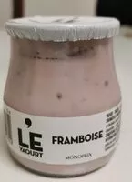 Mängden socker i Le yaourt framboise