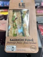 Mängden socker i Le club saumon fumé fromage frais fines herbes