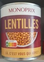 Mängden socker i Lentilles