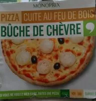 Mängden socker i Pizza cuite au feu de bois bûche de chèvre