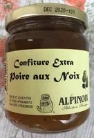 Mängden socker i Confiture extra poire aux noix