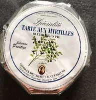 Mängden socker i Tarte aux myrtilles