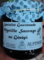 Mängden socker i Spécialité gourmande myrtille sauvage au Génépi