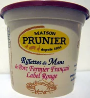 Mängden socker i Rillettes du Mans de Porc Fermier Label Rouge
