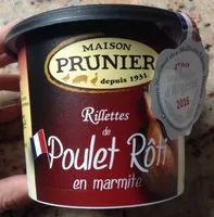 Mängden socker i Prunier rillettes de poulet roti en marmite