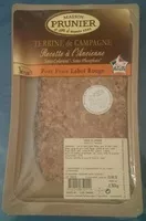 Mängden socker i Terrine de Campagne, recette traditionnelle