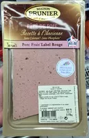 Mängden socker i Pâté de foie de porc recette à l'ancienne