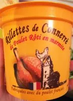 Mängden socker i Rillettes de Connerré de Poulet Roti en marmite