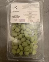 Mängden socker i Gnocchi pomme de terre basilic frais