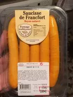 Mängden socker i Saucisse de Francfort