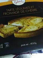 Mängden socker i Tarte légumes et fromage de chèvre