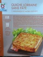 Mängden socker i Quiche Lorraine sans pâte
