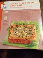 Mängden socker i Tarte chevre epinard sans pate