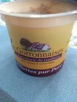 Mängden socker i Rillettes pur porc LES GORRONNAISES