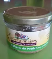 Mängden socker i Rillettes de poulet aux petits légumes
