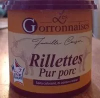 Mängden socker i Rillettes pur porc