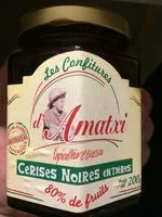 Mängden socker i Cerises noires