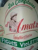 Mängden socker i Confitures d'amatxi - figues violettes