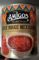 Mängden socker i Sauce rouge mexicaine