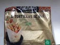 Mängden socker i 8 Tortillas de Blé