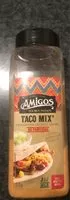 Mängden socker i Assaisonement pour tacos, burritos, enchiladas