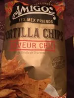 Mängden socker i Tortillas Chips Chili