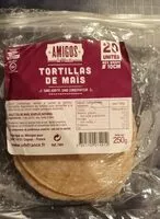 Mängden socker i Tortilla de maïs