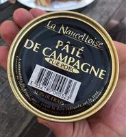 Mängden socker i La naucelloise Pâté de campagne La boîte