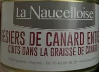 Mängden socker i Gésiers de Canard Entiers Cuits dans la Graisse de Canard