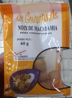 Mängden socker i Noix de macadamia