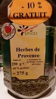 Mängden socker i Herbes de Provence