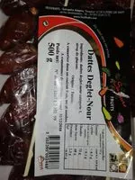 Mängden socker i Dattes deglet-nour