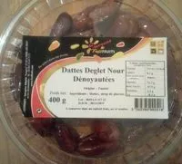 Mängden socker i Dattes deglet nour dénoyautées