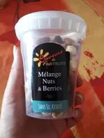Mängden socker i Mélange nuts et berries sans sel